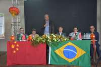 Autoridades brasileiras revelaram que a delegação chinesa gostou muito da experiência de conhecer a Expointer e também dos produtos expostos na feira - Foto: Guilherme Almeida