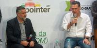 Ministros Paulo Pimenta e Carlos Fávaro falaram na Expointer