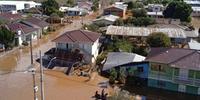 Cidade registrou até o momento 15 mortos em razão das fortes chuvas que afetam o Rio Grande do Sul |