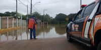 Nível do Rio dos Sinos em São Leopoldo chegou a marca de 5,16m,