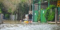 Alagamentos seguem nas ilhas de Porto Alegre