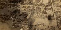 Região do bairro Navegantes durante enchente de 1941 em Porto Alegre