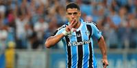 Suárez já fez mais gols pelo Grêmio que pelo Nacional, time de onde surgui para o futebol