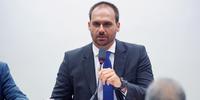 Deputado Eduardo Bolsonaro (PSL-SP), filho do presidente, foi eleito para a Comissão de Relações Exteriores e Segurança Nacional