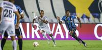 Orejuela sentiu no início do confronto contra o Santos pela Libertadores