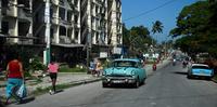 Nesta quarta, a calma reinava nas ruas de Havana, mas a presença policial e militar foi reforçada