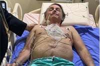 Bolsonaro postou foto no hospital