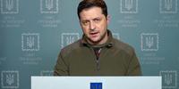 Zelensky divulgou um vídeo pouco antes do início das negociações com Moscou