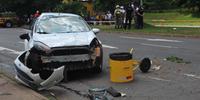 Kelen Terezinha da Silva Rodrigues, 43 anos, foi atropelada por um Ford Fiesta
