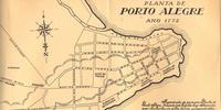 Mapa retrata como seriam as primeiras ruas de Porto Alegre nos anos de 1770