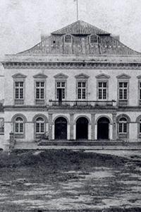 Theatro São Pedro em 1865.