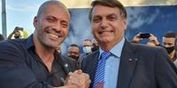 Daniel Silveira e Jair Bolsonaro