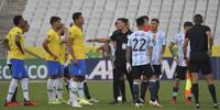 Partida entre Brasil x Argentina foi suspensa em setembro de 2021