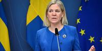 Primeira-ministra da Suécia Magdalena Andersson explicou ontem a ideia de ingressar na Otan 