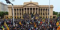 Manifestantes tomam palácio presidencial no Sri Lanka