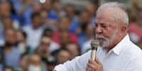 Candidato à Presidência da República, Luiz Inácio Lula da Silva discursa em São Bernardo do Campo