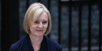 Liz Truss fez um discurso em Downing Street