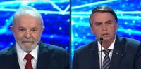 O ex-presidente Luiz Inácio Lula da Silva e o presidente Jair Bolsonaro