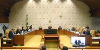 Plenário do Supremo Tribunal Federal durante uma das sessões da corte