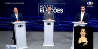 Onyx Lorenzoni (PL) e Eduardo Leite (PSDB) debateram na Band RS.