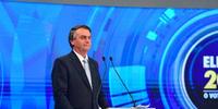 Presidente e candidato à reeleição, Jair Bolsonaro participa de sabatina da Record TV neste domingo