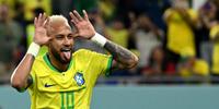 Neymar marcou de pênalti contra a Coreia do Sul