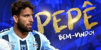 Grêmio anuncia contratação do meia Pepê