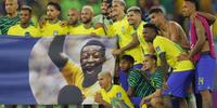 Seleção Brasileira homenageou o Rei Pelé durante a Copa do Mundo no Catar