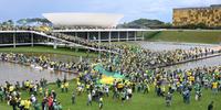 Manifestantes invadiram o Congresso Nacional, o Palácio do Planalto e o Supremo Tribunal Federal