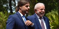 Lula se reuniu com Lacalle Pou no Uruguai