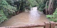 Chuva causa inundação em municípios do Litoral Norte do RS 